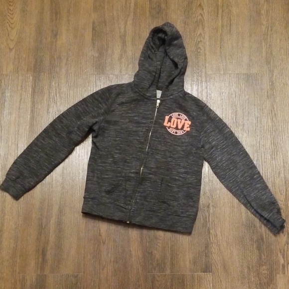 Reflex Girls Other - Girls Reflex Girls full zip sweatshirt Love Gray